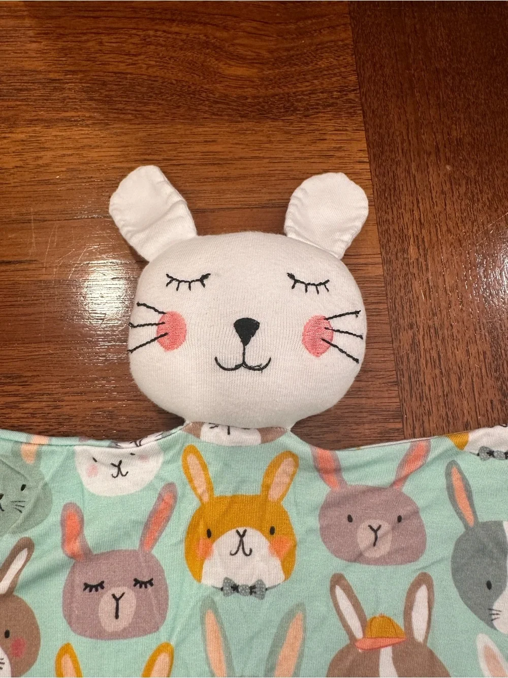NWOT Little Sleepies Rad Rabbits Sleepyhead Bunny Lovey